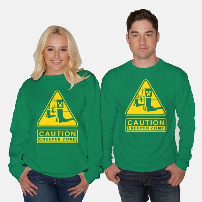 Danger Creeper-Unisex-Crew Neck-Sweatshirt-demonigote