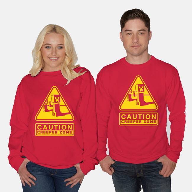 Danger Creeper-Unisex-Crew Neck-Sweatshirt-demonigote