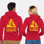 Danger Creeper-Unisex-Zip-Up-Sweatshirt-demonigote