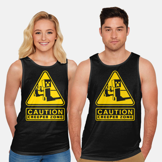 Danger Creeper-Unisex-Basic-Tank-demonigote