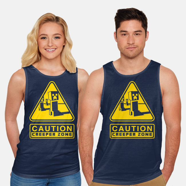 Danger Creeper-Unisex-Basic-Tank-demonigote
