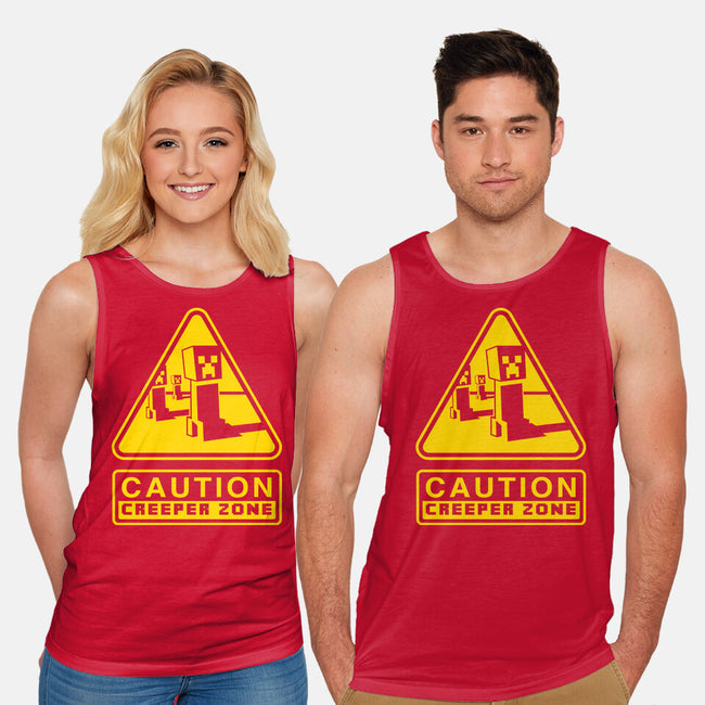 Danger Creeper-Unisex-Basic-Tank-demonigote