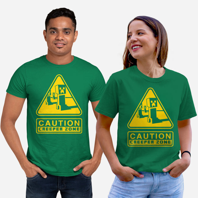 Danger Creeper-Unisex-Basic-Tee-demonigote