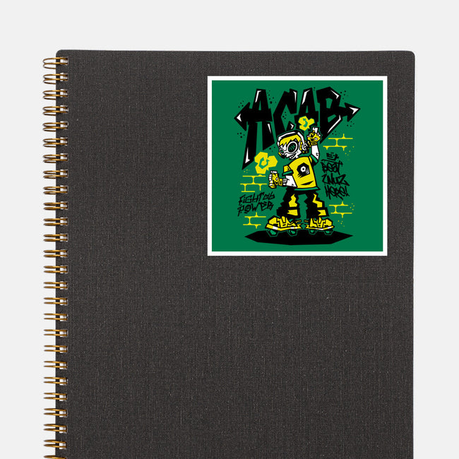 Beat Wuz Here-None-Glossy-Sticker-demonigote