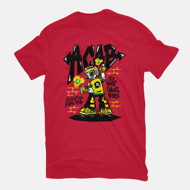 Beat Wuz Here-Womens-Basic-Tee-demonigote