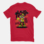 Beat Wuz Here-Womens-Basic-Tee-demonigote