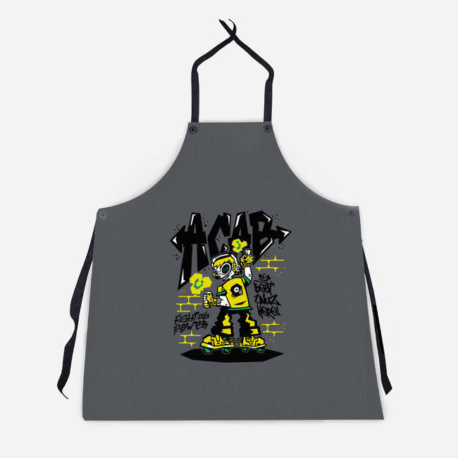 Beat Wuz Here-Unisex-Kitchen-Apron-demonigote