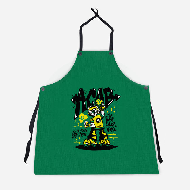 Beat Wuz Here-Unisex-Kitchen-Apron-demonigote