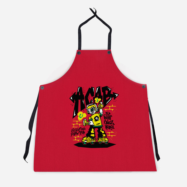 Beat Wuz Here-Unisex-Kitchen-Apron-demonigote