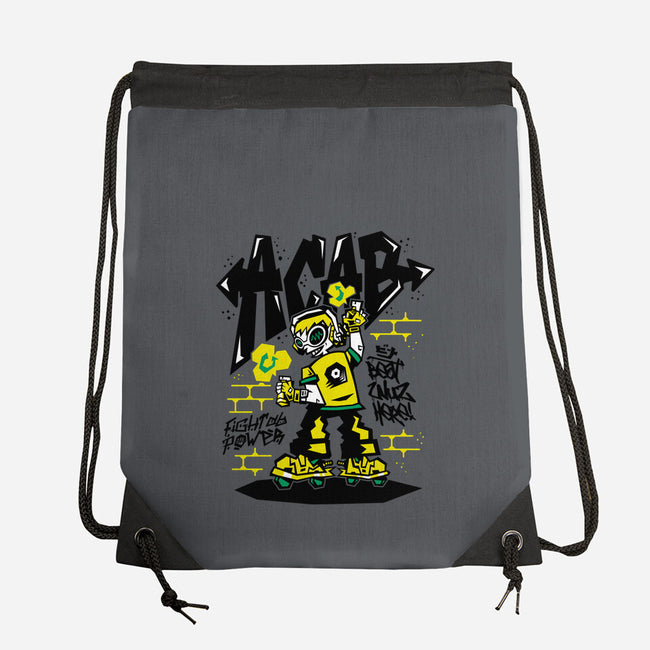 Beat Wuz Here-None-Drawstring-Bag-demonigote