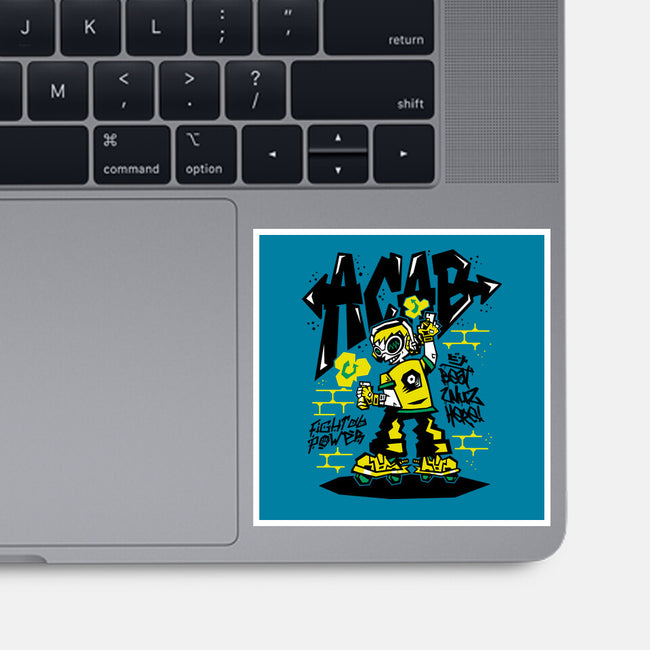 Beat Wuz Here-None-Glossy-Sticker-demonigote