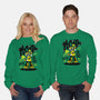 Beat Wuz Here-Unisex-Crew Neck-Sweatshirt-demonigote