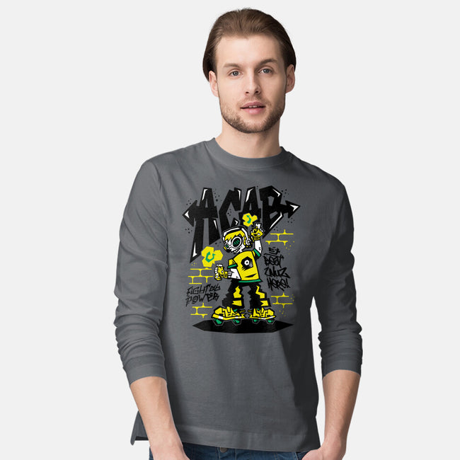 Beat Wuz Here-Mens-Long Sleeved-Tee-demonigote