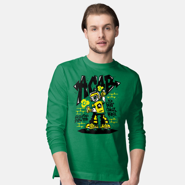 Beat Wuz Here-Mens-Long Sleeved-Tee-demonigote