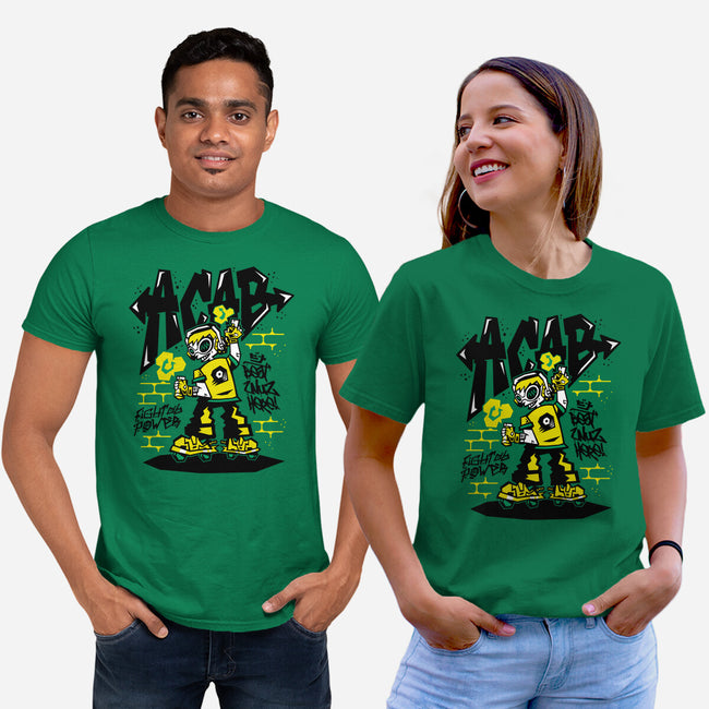 Beat Wuz Here-Unisex-Basic-Tee-demonigote