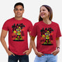 Beat Wuz Here-Unisex-Basic-Tee-demonigote