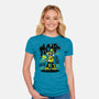 Beat Wuz Here-Womens-Fitted-Tee-demonigote