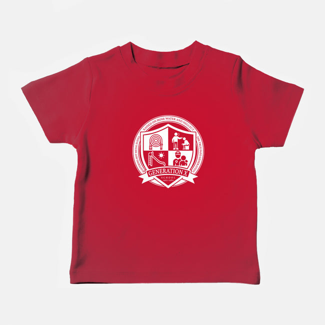 Generation X School-Baby-Basic-Tee-DrMonekers