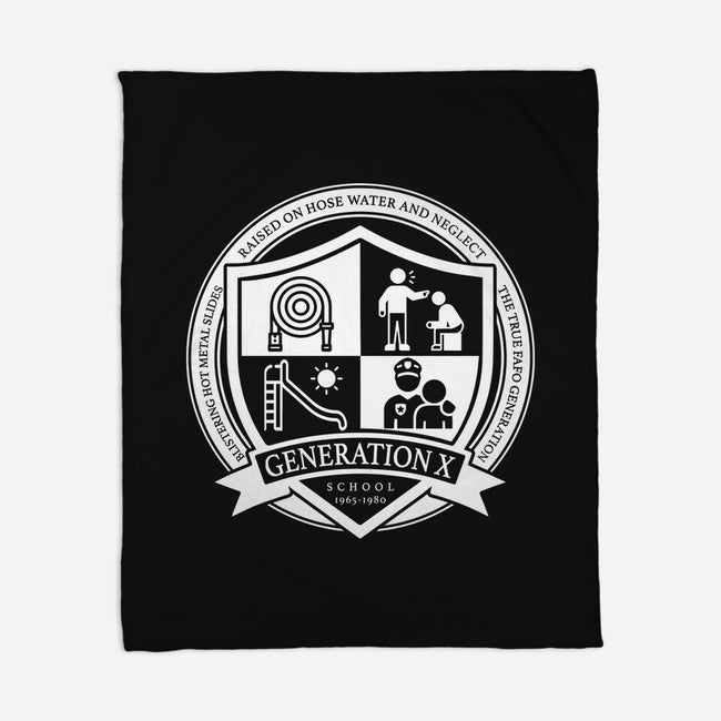 Generation X School-None-Fleece-Blanket-DrMonekers