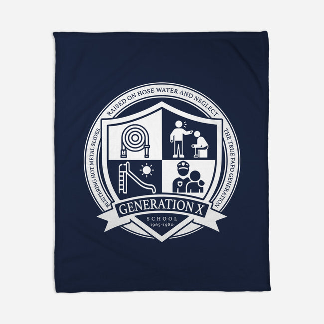 Generation X School-None-Fleece-Blanket-DrMonekers