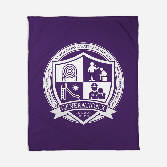 Generation X School-None-Fleece-Blanket-DrMonekers