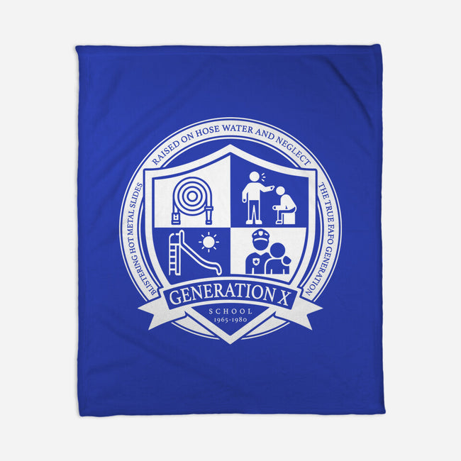Generation X School-None-Fleece-Blanket-DrMonekers