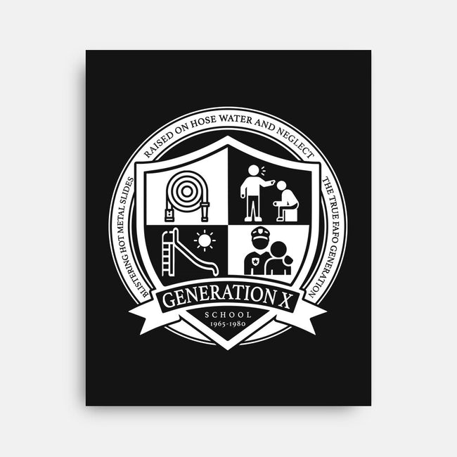 Generation X School-None-Stretched-Canvas-DrMonekers