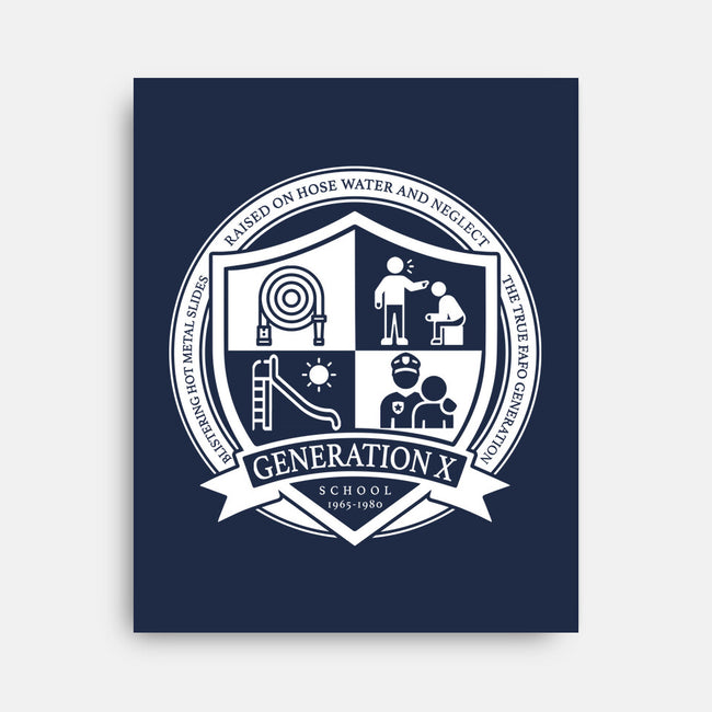 Generation X School-None-Stretched-Canvas-DrMonekers