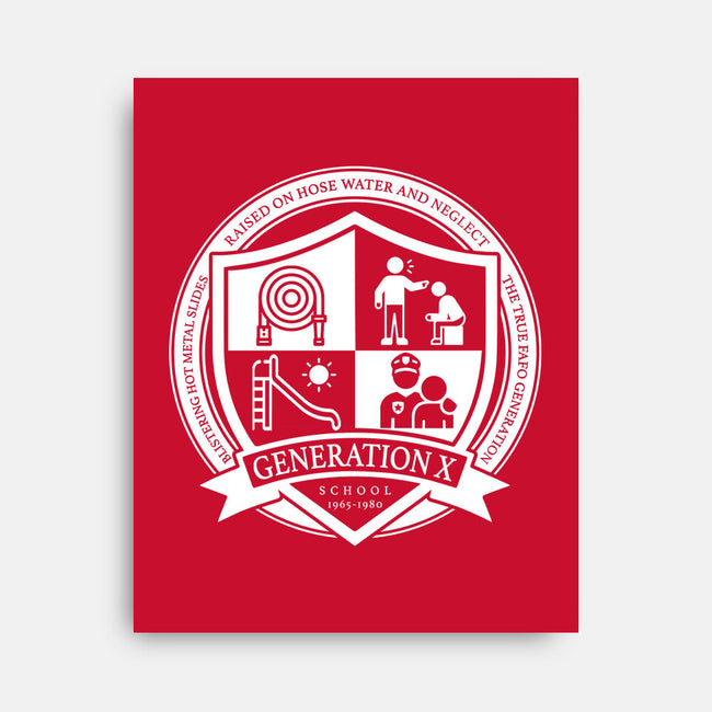 Generation X School-None-Stretched-Canvas-DrMonekers