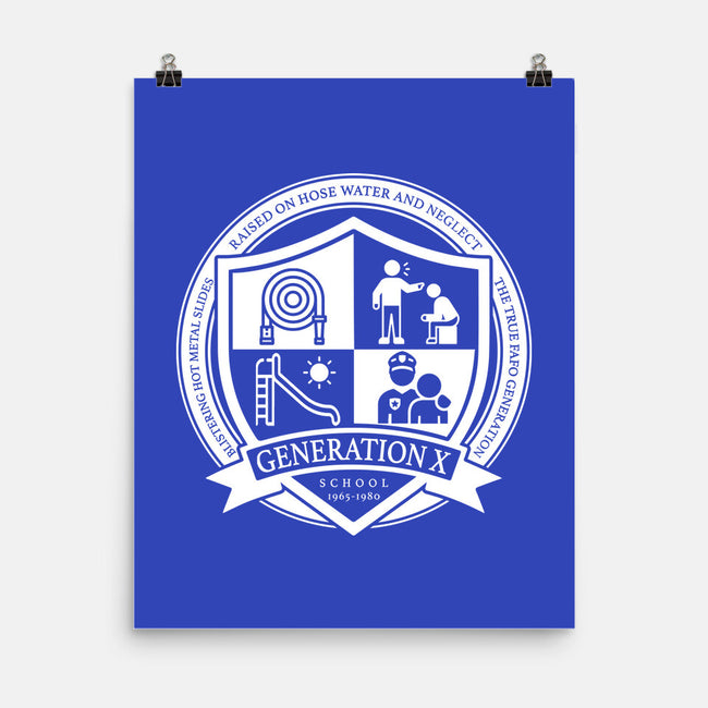 Generation X School-None-Matte-Poster-DrMonekers