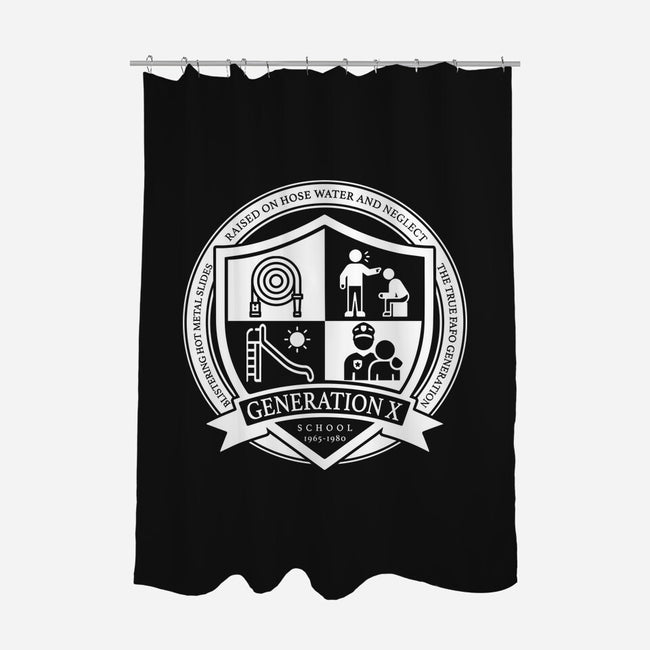 Generation X School-None-Polyester-Shower Curtain-DrMonekers