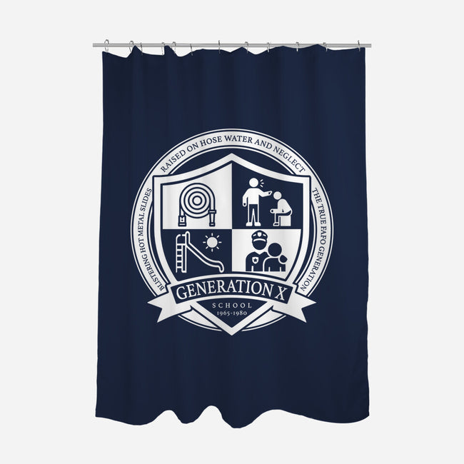 Generation X School-None-Polyester-Shower Curtain-DrMonekers