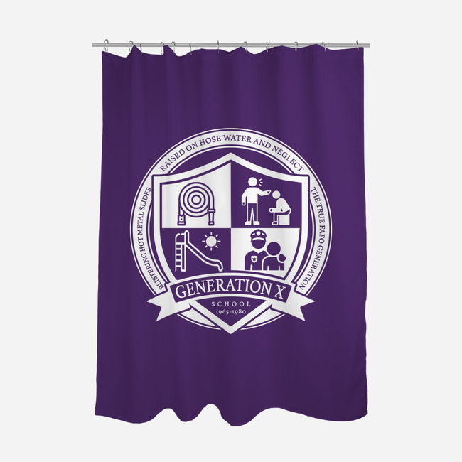 Generation X School-None-Polyester-Shower Curtain-DrMonekers
