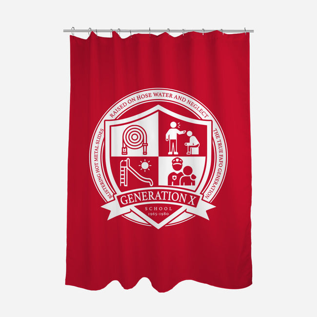 Generation X School-None-Polyester-Shower Curtain-DrMonekers