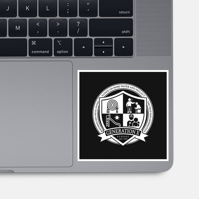 Generation X School-None-Glossy-Sticker-DrMonekers