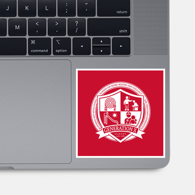 Generation X School-None-Glossy-Sticker-DrMonekers