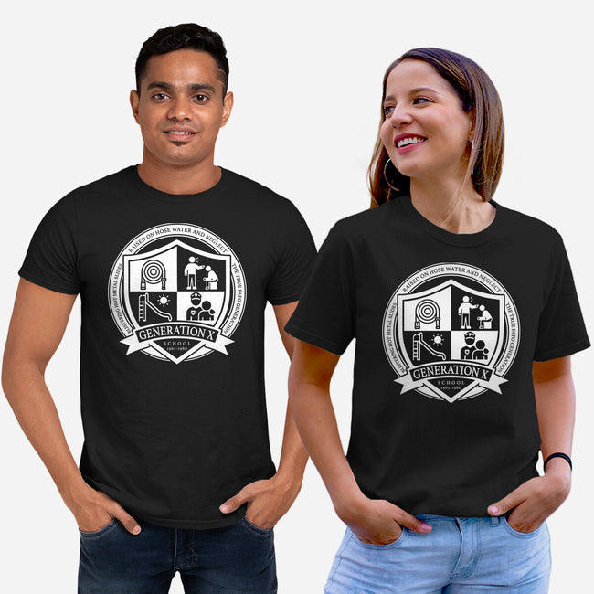 Generation X School-Unisex-Basic-Tee-DrMonekers