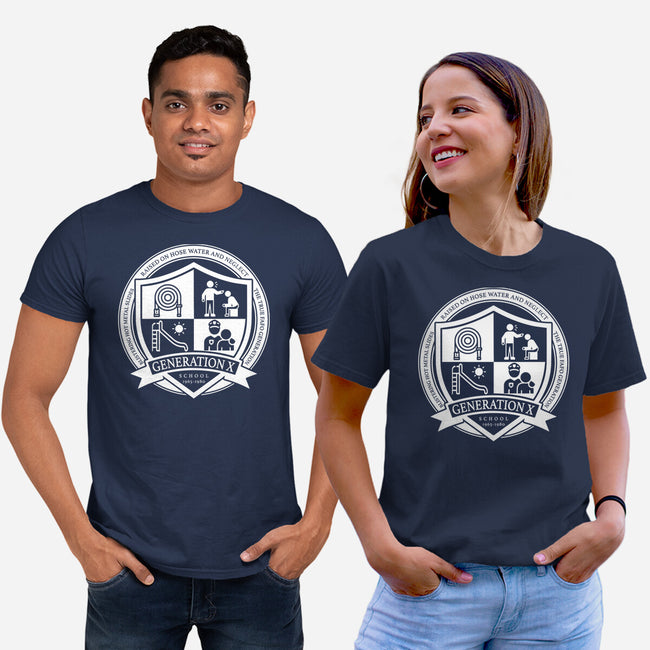 Generation X School-Unisex-Basic-Tee-DrMonekers