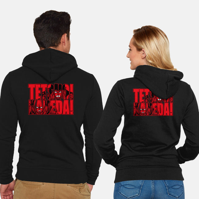 Neotokyo Duel-Unisex-Zip-Up-Sweatshirt-demonigote