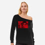 Neotokyo Duel-Womens-Off Shoulder-Sweatshirt-demonigote