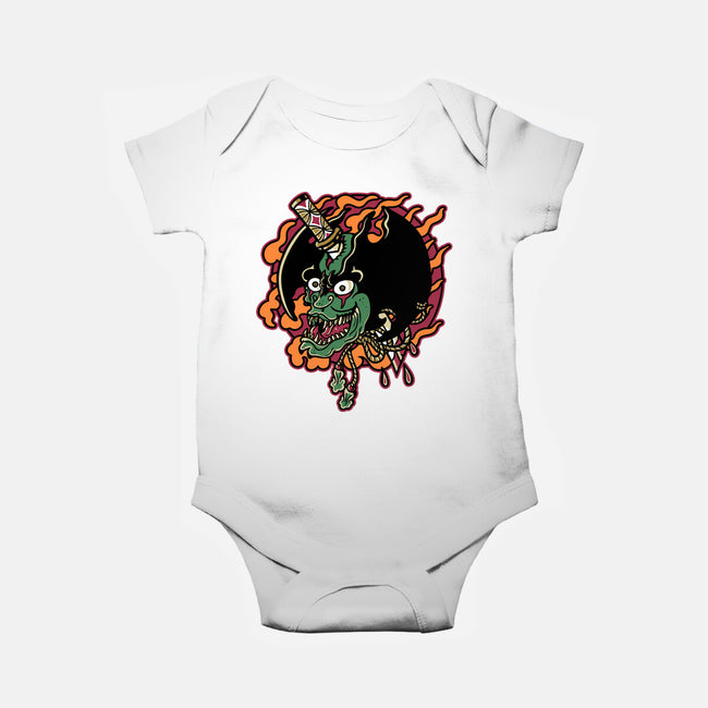 Slayed Devil-Baby-Basic-Onesie-demonigote