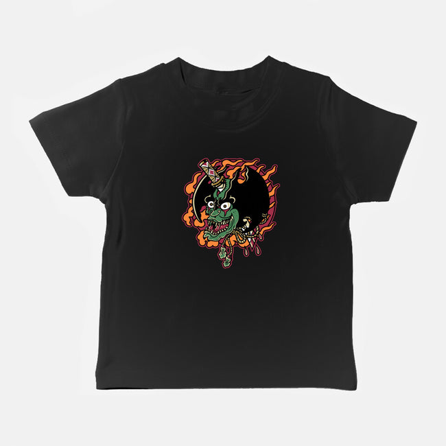Slayed Devil-Baby-Basic-Tee-demonigote