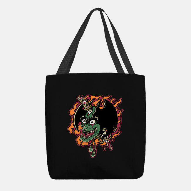 Slayed Devil-None-Basic Tote-Bag-demonigote