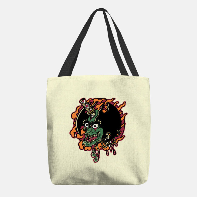 Slayed Devil-None-Basic Tote-Bag-demonigote