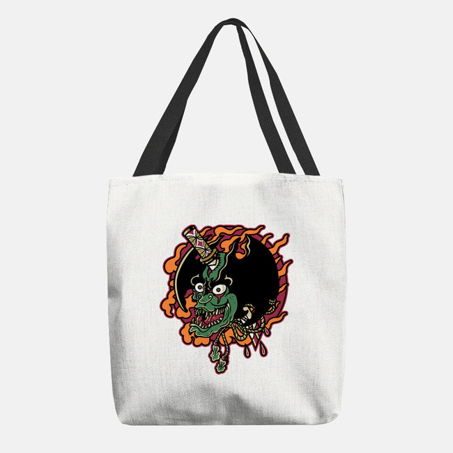 Slayed Devil-None-Basic Tote-Bag-demonigote