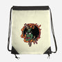 Slayed Devil-None-Drawstring-Bag-demonigote