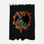 Slayed Devil-None-Polyester-Shower Curtain-demonigote