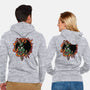 Slayed Devil-Unisex-Zip-Up-Sweatshirt-demonigote
