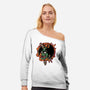 Slayed Devil-Womens-Off Shoulder-Sweatshirt-demonigote