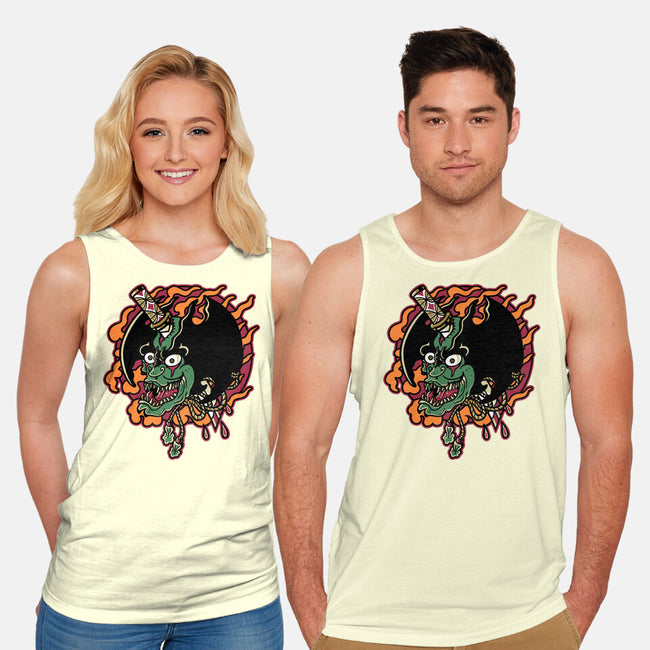 Slayed Devil-Unisex-Basic-Tank-demonigote